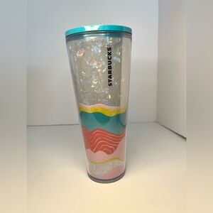 Starbucks Spring 2020 Limited‎ Edition Pastel Wave Iridescent Cup Tumbler 24 oz